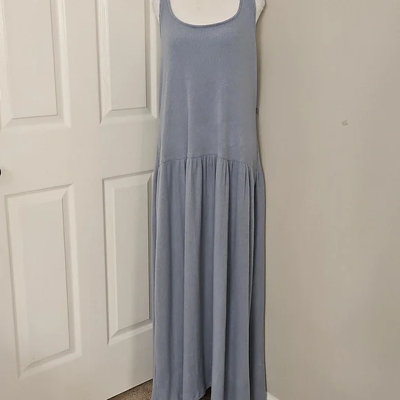 NWT Universal Thread Sky Blue Sleeveless Maxi Dress size M - Picture 3 of 10